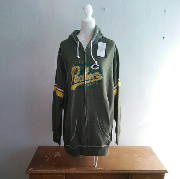 Majestic Jackets & Blazers - NWT Majestic Green Bay Packers Women's Hoodie